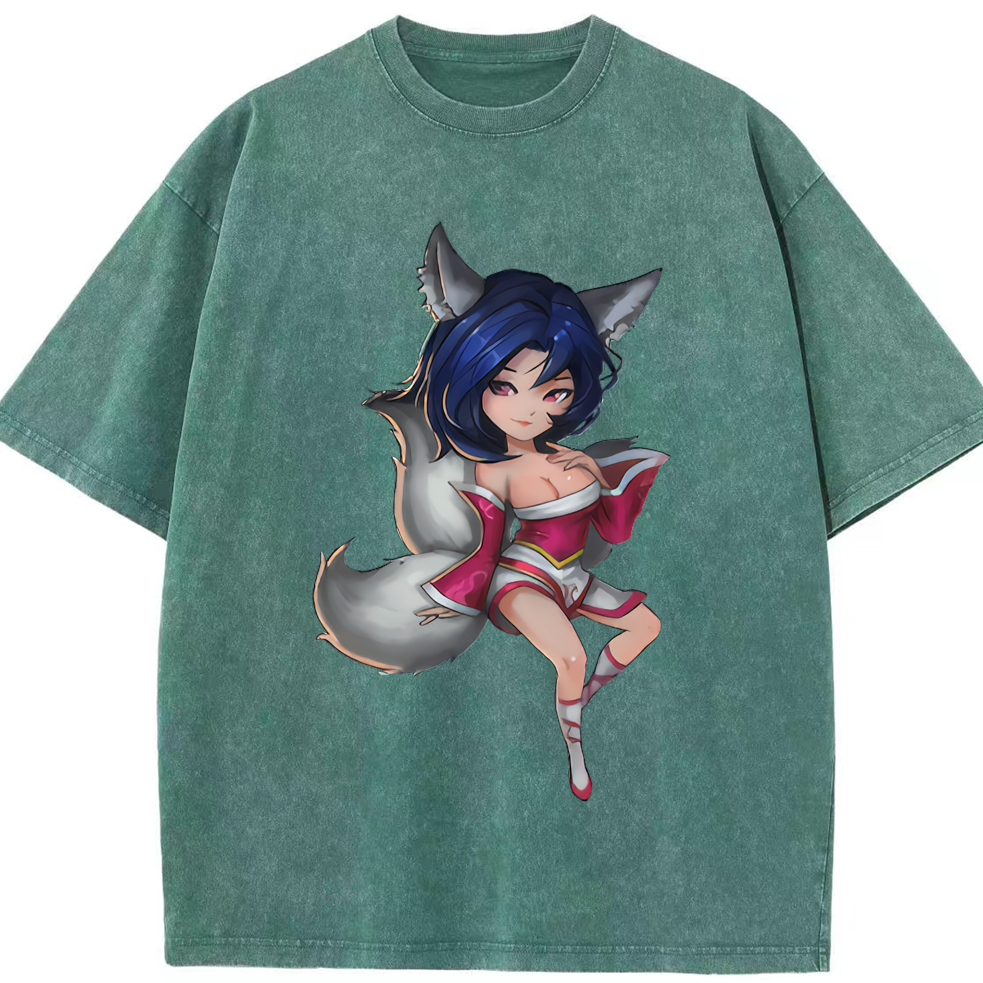 （画像用） リーグ・オブ・レジェンド League of Legends LOL 綿100% ヴィンテージ風 半袖Tシャツ（フロントプリント）